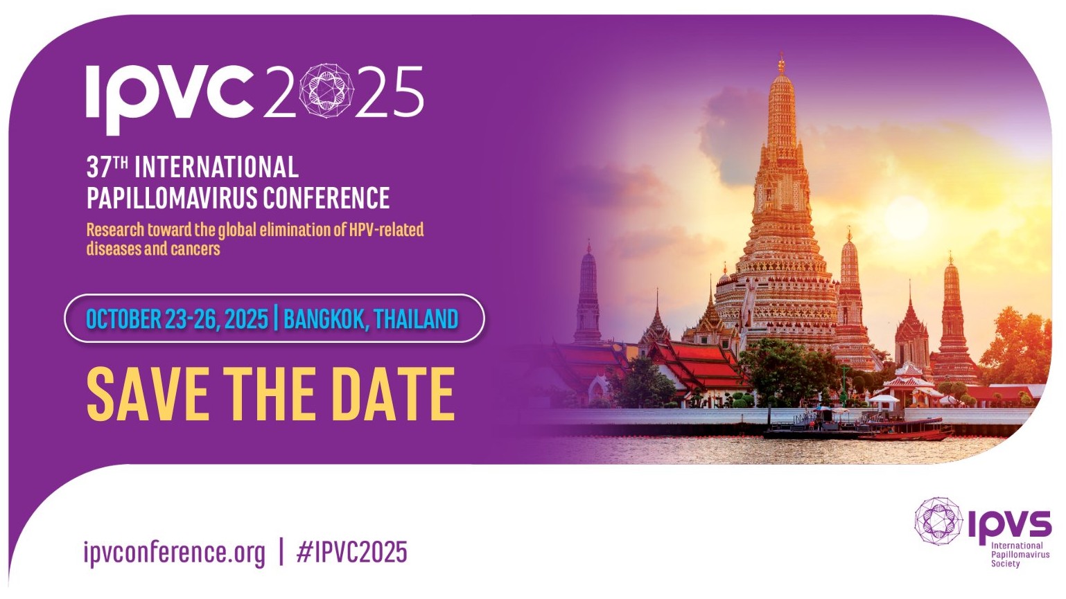 37th Annual Conference of the International Papillomavirus Society (IPVC 2025)