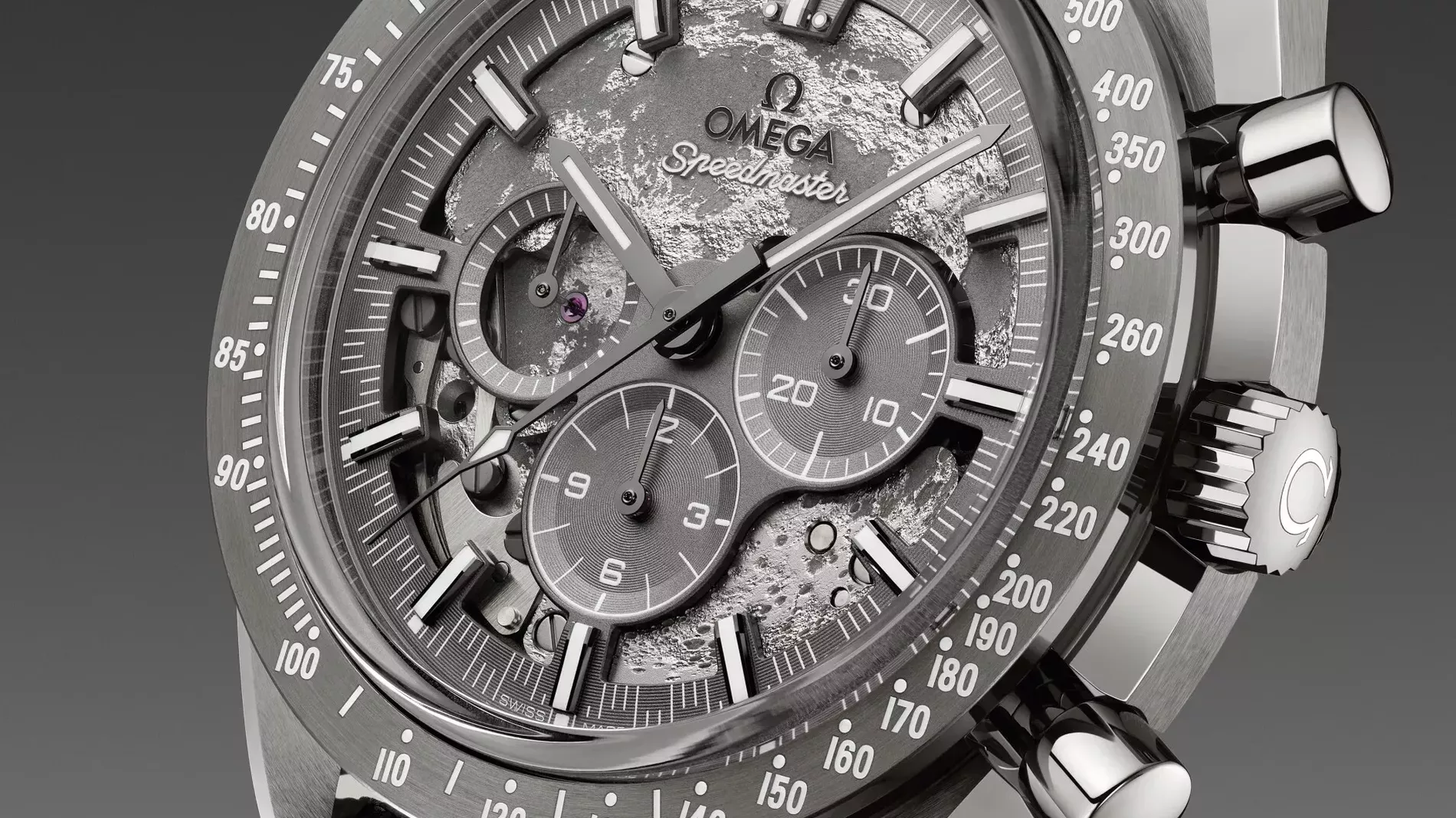 Omega’s New Speedmaster Collection captures the dark side of the moon