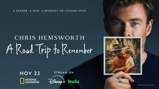 Watch the Premiere of ‘Chris Hemsworth: A Road Trip to Remember’ November 23 on National Geographic. Stream next day on Disney+ and Hulu.