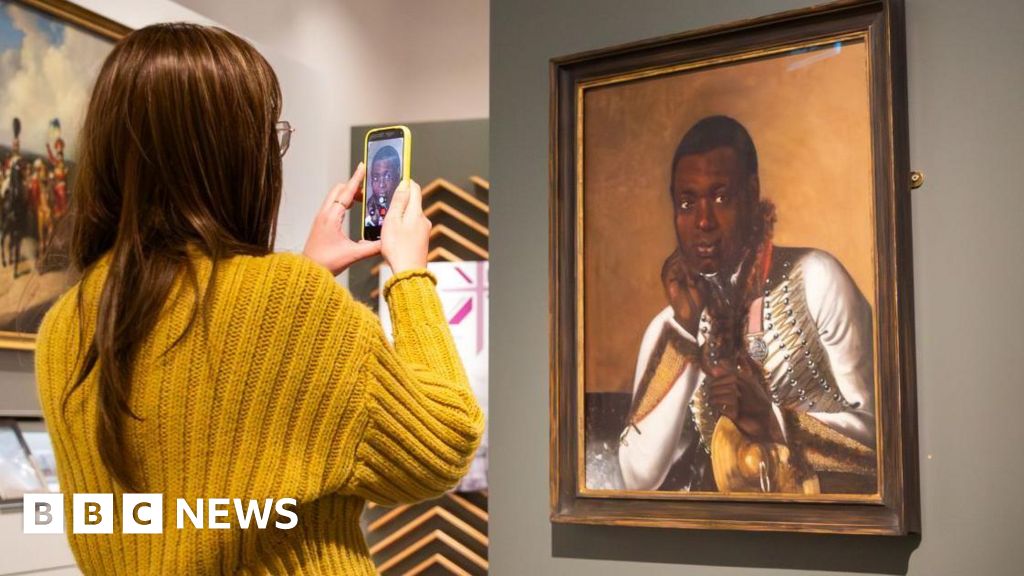 Thomas James is black soldier in painting, Army museum says