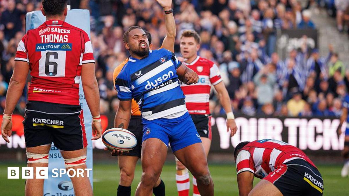 Bath 38-17 Gloucester: Hosts dominate West Country rivals to top Prem