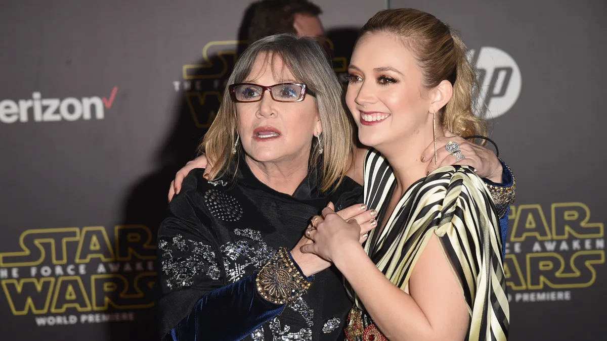 Billie Lourd unpacks anger at late mom Carrie Fisher