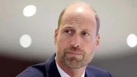 Reuters Close up shot of Prince William in a navy suit