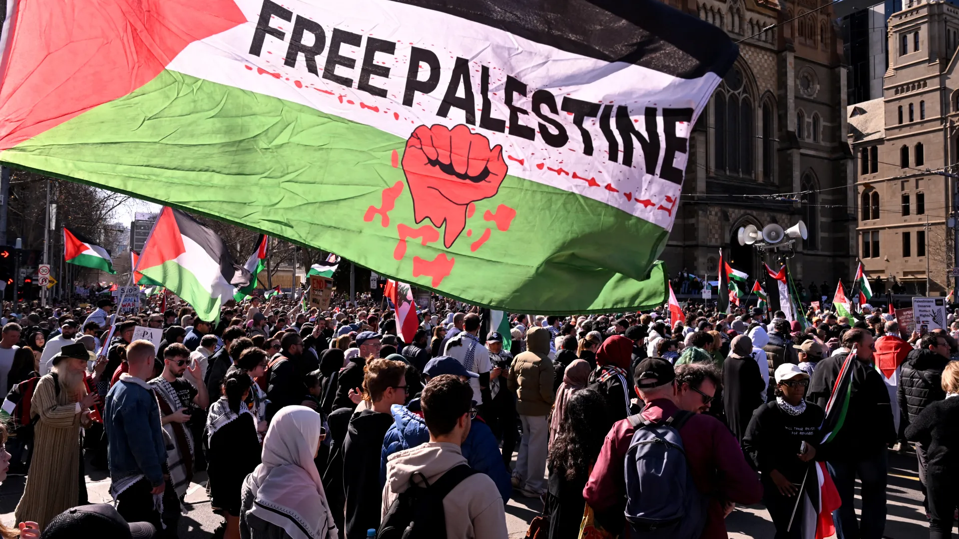 Mass Pro-Palestinian rallies sweep Australia and Europe