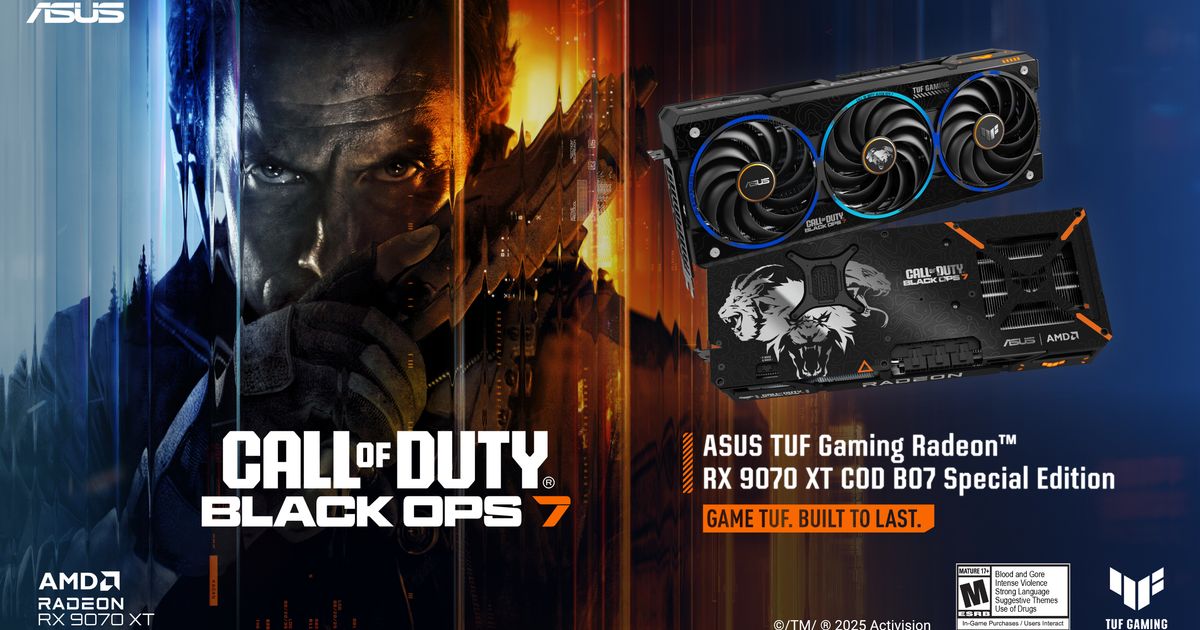 ASUS TUF Gaming Unveils Call of Duty: Black Ops 7 Edition AMD Radeon RX 9070 XT | ASUS Pressroom