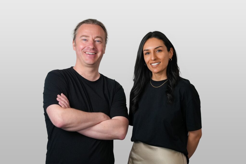 AutogenAI co-founders Sean Williams (left) and Raj Khaira