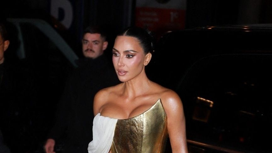 Kim Kardashian’s Birthday Suit Is Gold Archival Givenchy Couture – Vogue