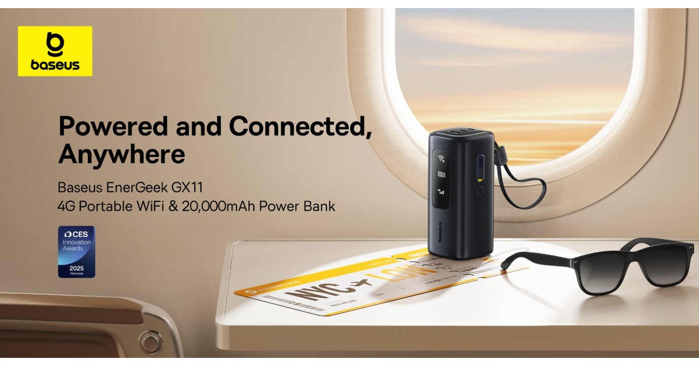 World’s First 20,000mAh, 67W Fast-Charging Power Bank with Integrated 4G Hotspot Connectivity