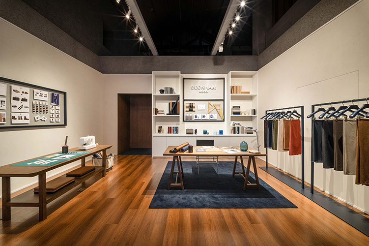 Celebrating new Beckham x BOSS drop with immersive Shanghai pop-up