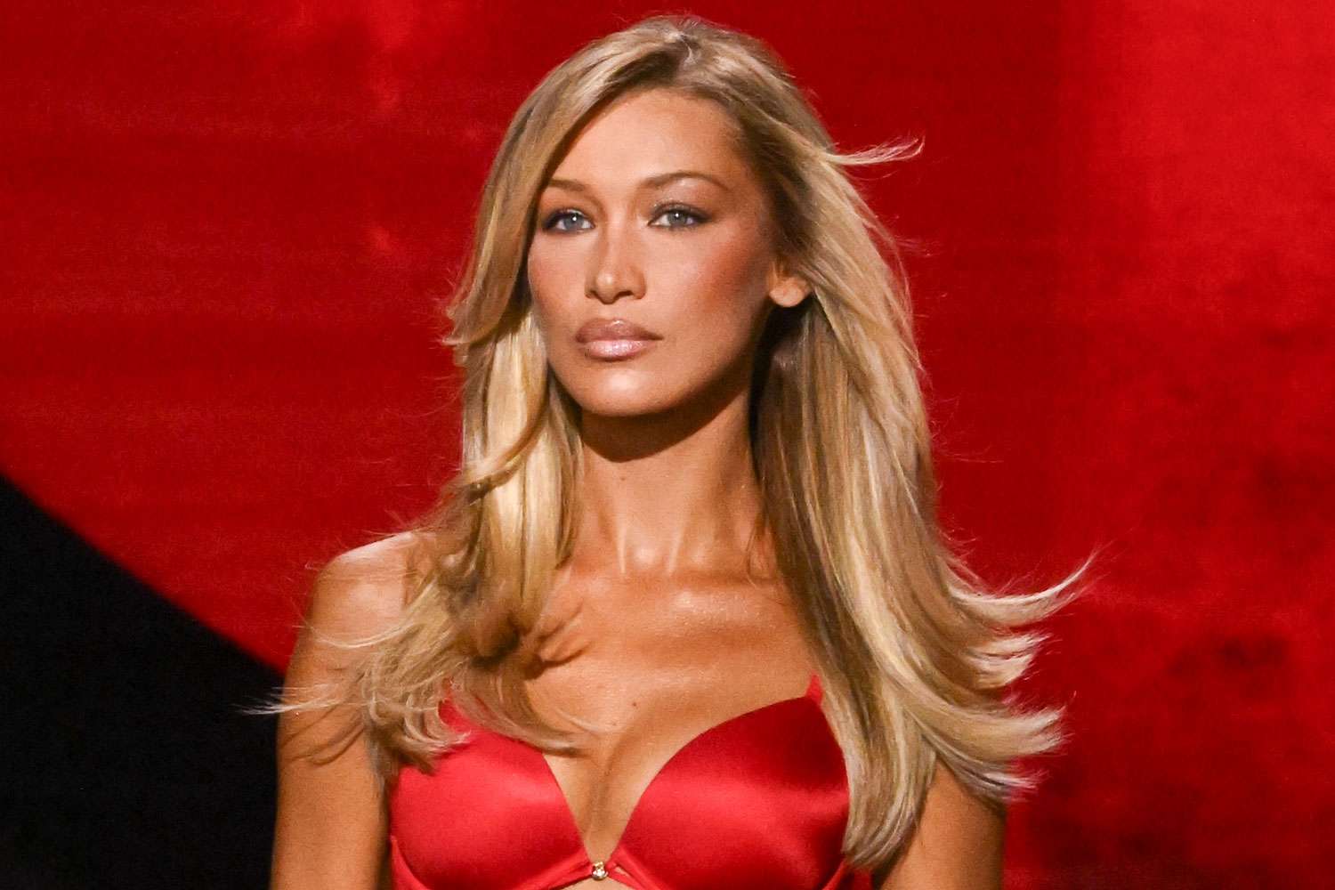 Bella Hadid Rocks Red Hot Lingerie for 2025 Victoria’s Secret Fashion Show Following Health Scare