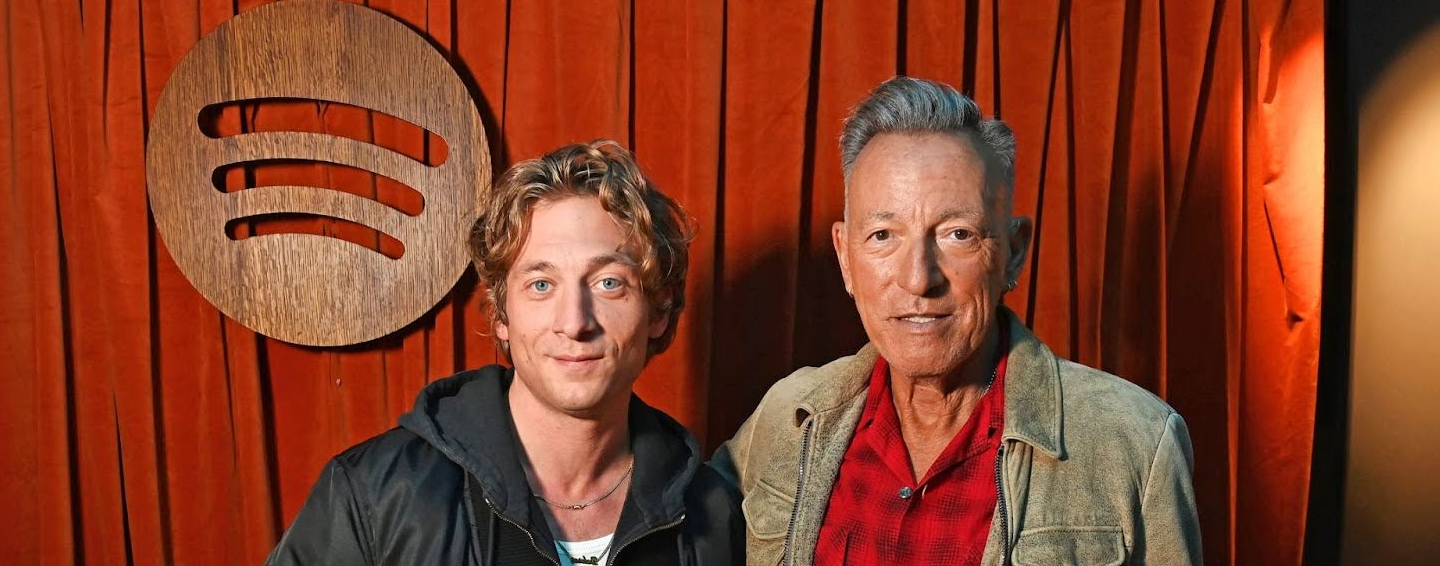 Bruce Springsteen and Jeremy Allen White Unite in London for an Exclusive Spotify Conversation and Film Preview — Spotify