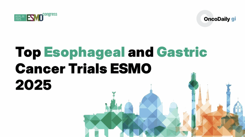 Esophageal and gastric cancer trials