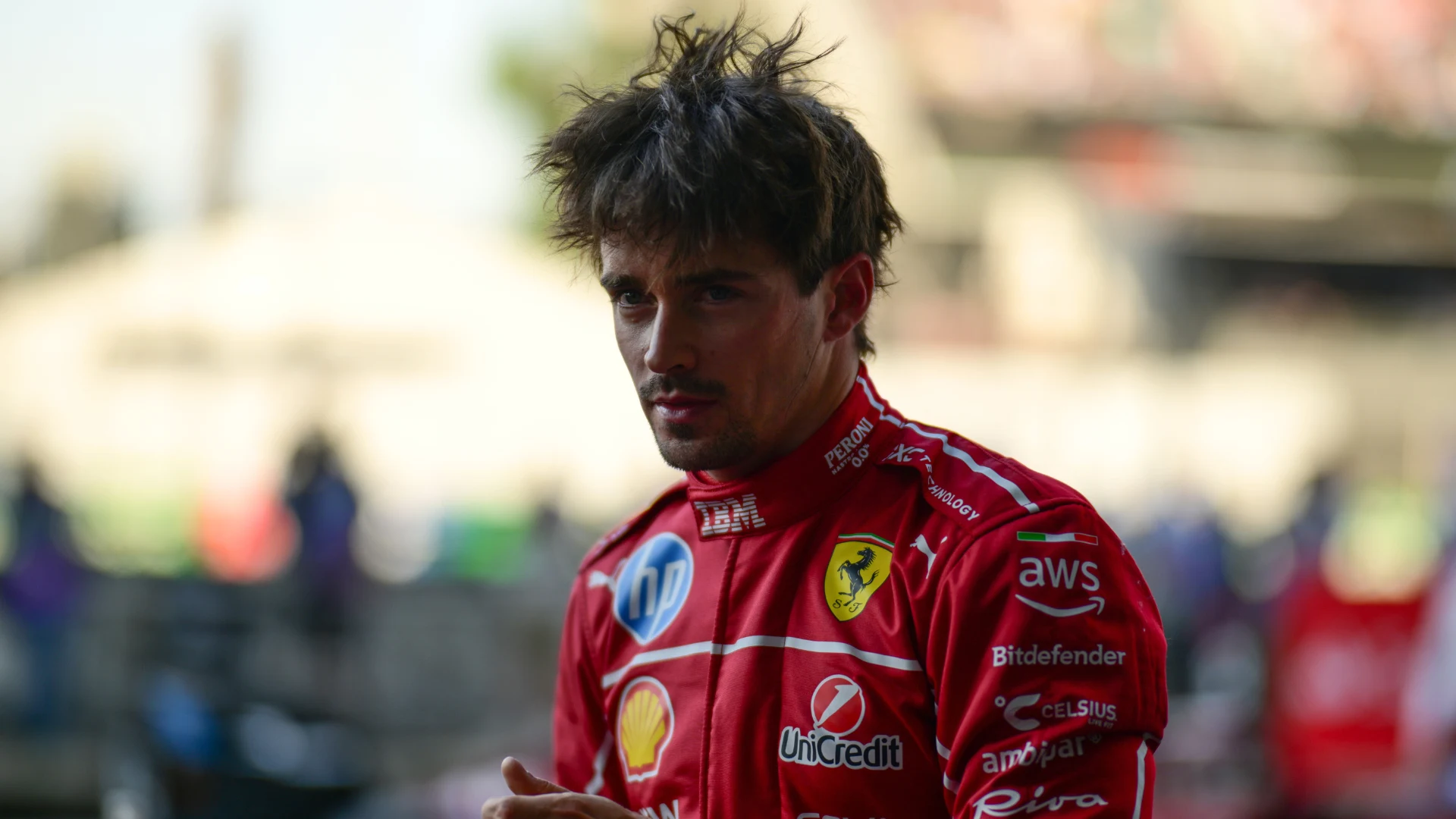 Charles Leclerc concedes feeling ‘a little bit disappointed’ to miss pole to Lando Norris in Mexico