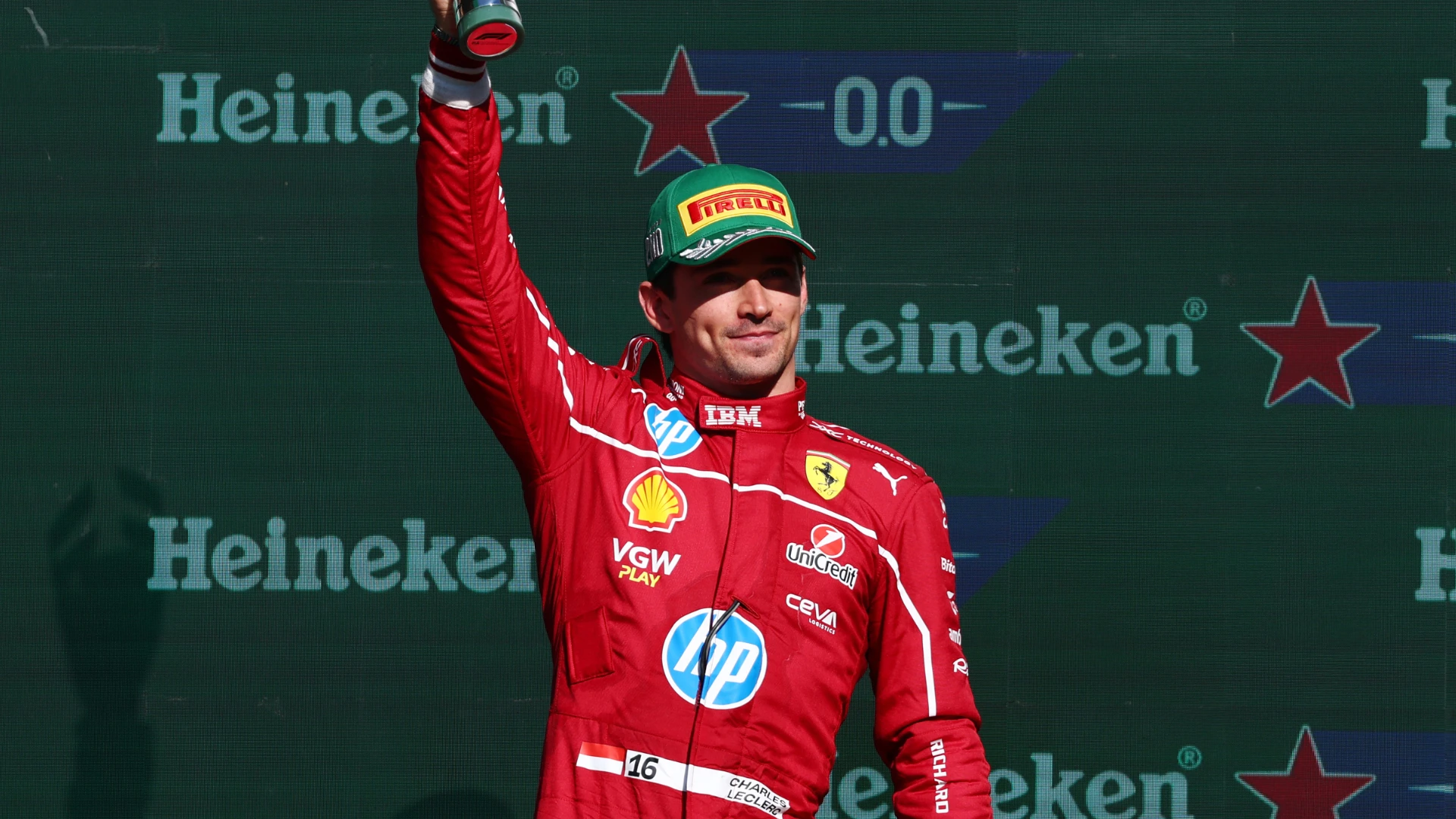 Charles Leclerc delighted with ‘surprise’ podium in Mexico as Ferrari move up to P2 in Teams’ Championship