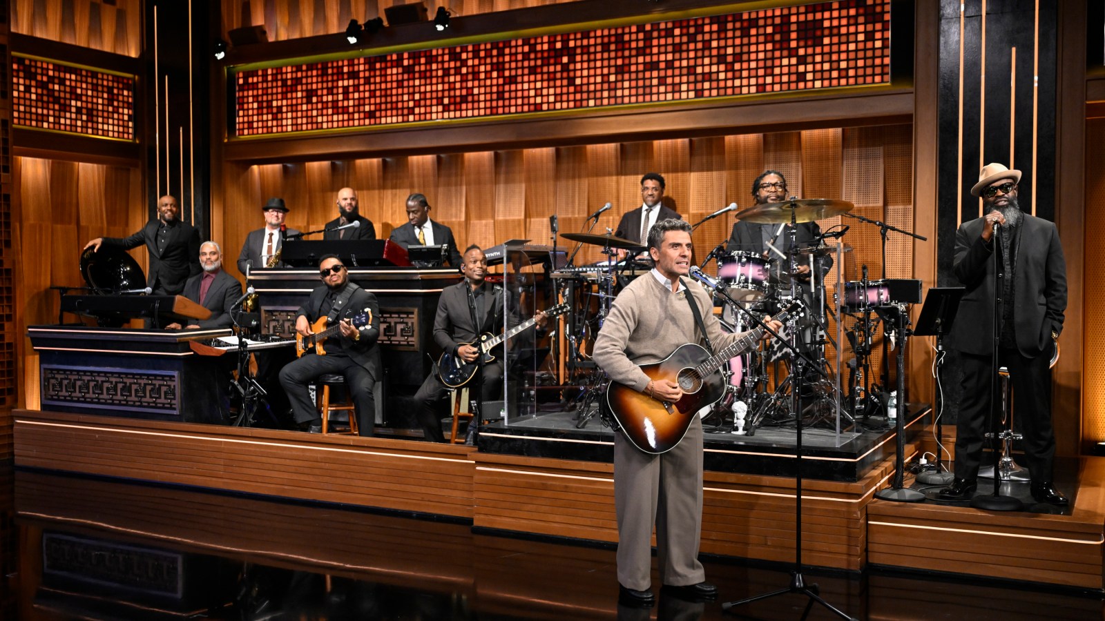 Watch Oscar Isaac Try To Cover Tears for Fears on Bagpipe on ‘Fallon’