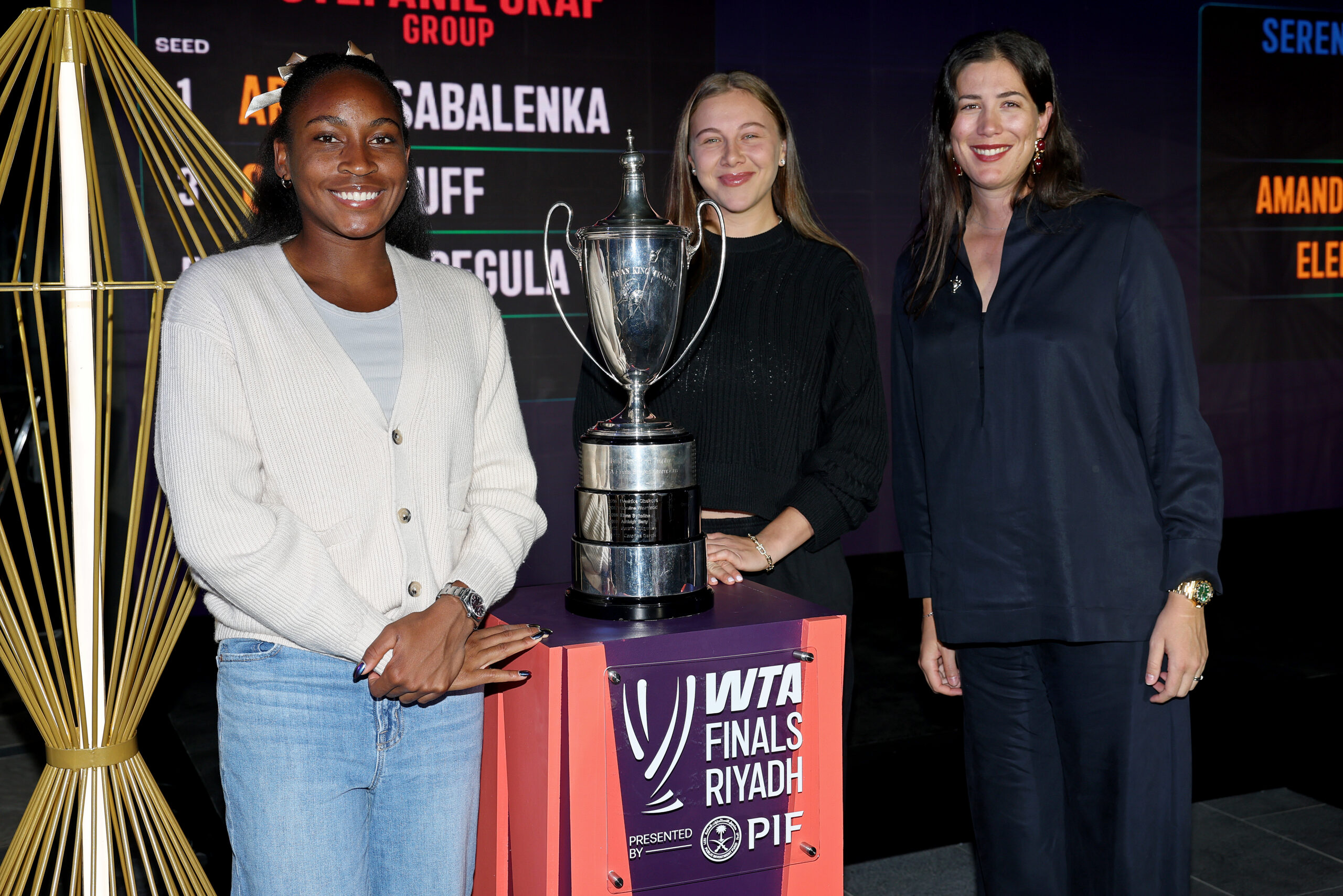 WTA announces group-stage draws for WTA Finals in Riyadh