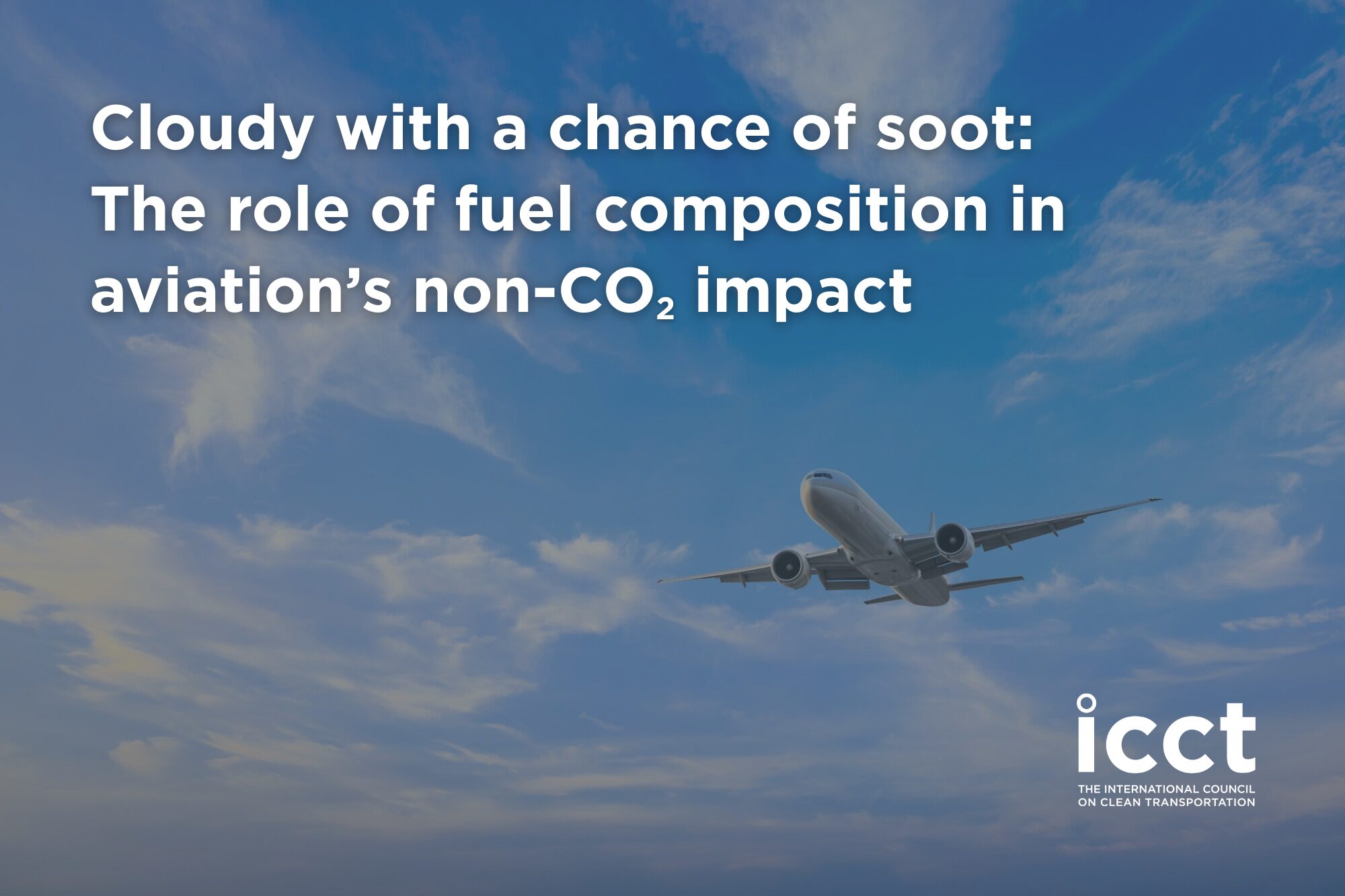 Cloudy with a chance of soot: The role of fuel composition in aviation’s non-CO2 impact