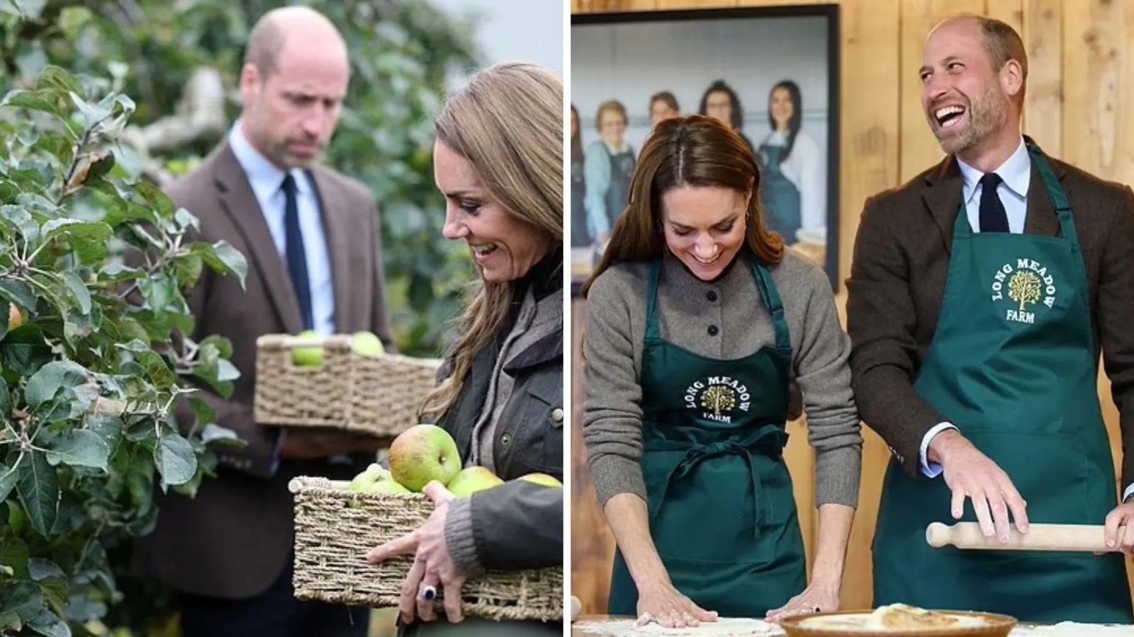 Kate Middleton and Prince William’s rustic romance: Royal couple goes apple picking, then bakes together