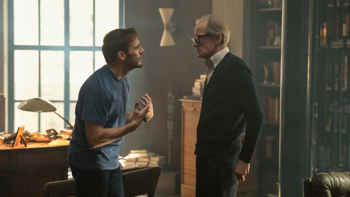 Sam Claflin Interview on Series, Bill Nighy