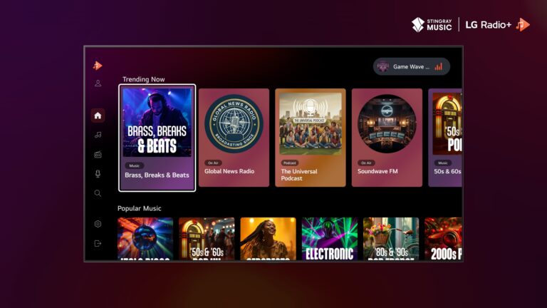LG Radio+ adds Stingray Music