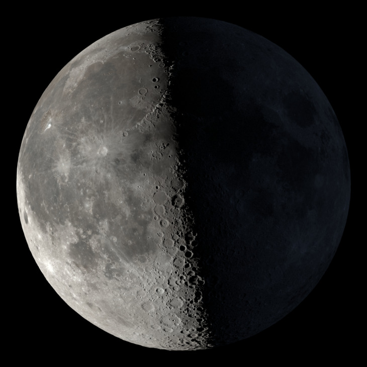 The Moon reaches Last Quarter