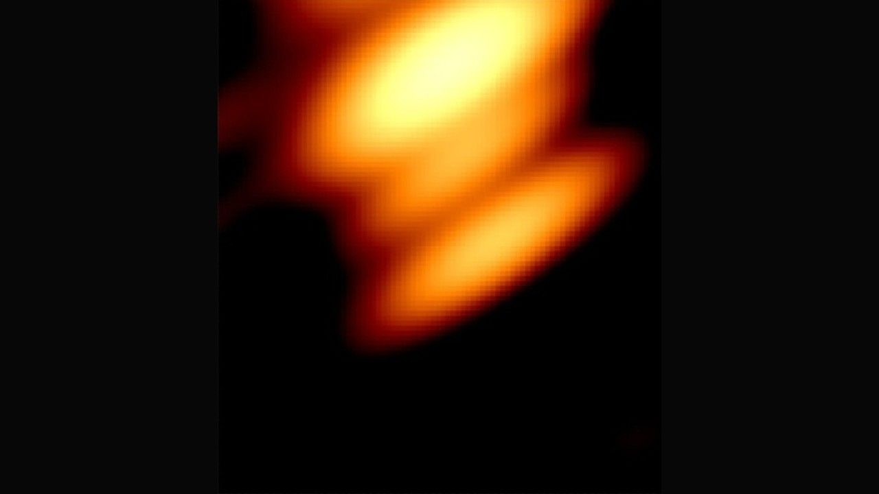 This is the world’s 1st image of 2 black holes orbiting one another