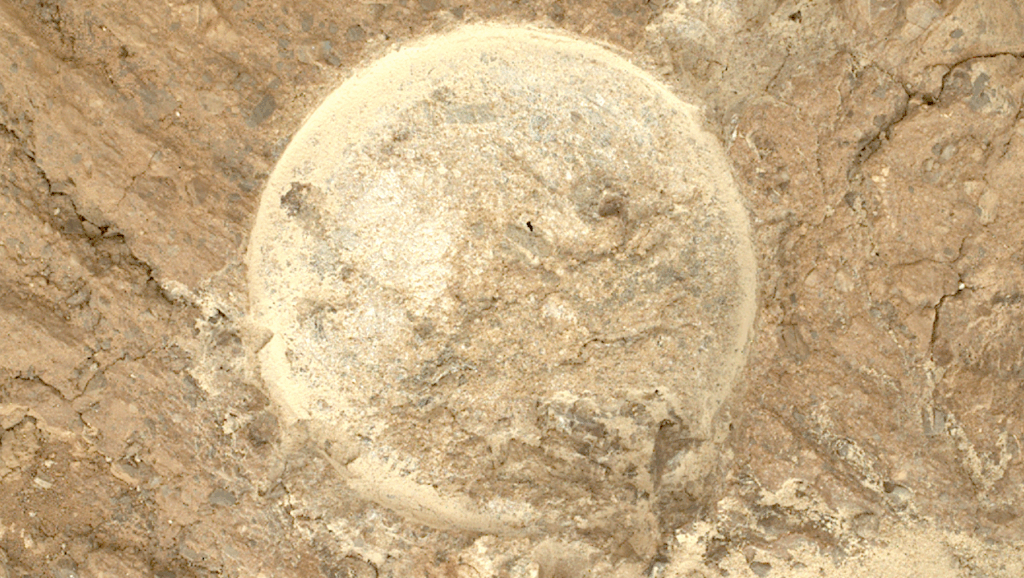 Mars Perseverance Rover Abrasion Spots