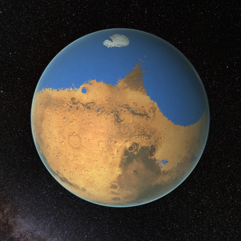 New evidence for ocean on Mars found in ancient rivers