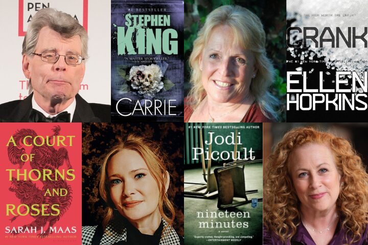 Banned Author List 2025: Stephen King, Sarah J. Maas, Jodi Picoult