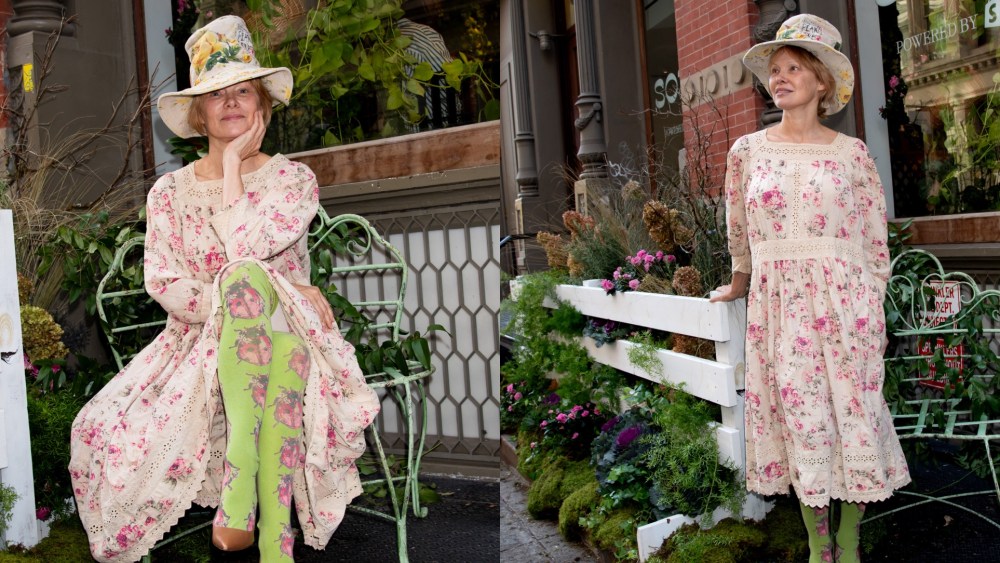 Pamela Anderson’s Floral Dress Steals the Show at the Sonsie Pop-up
