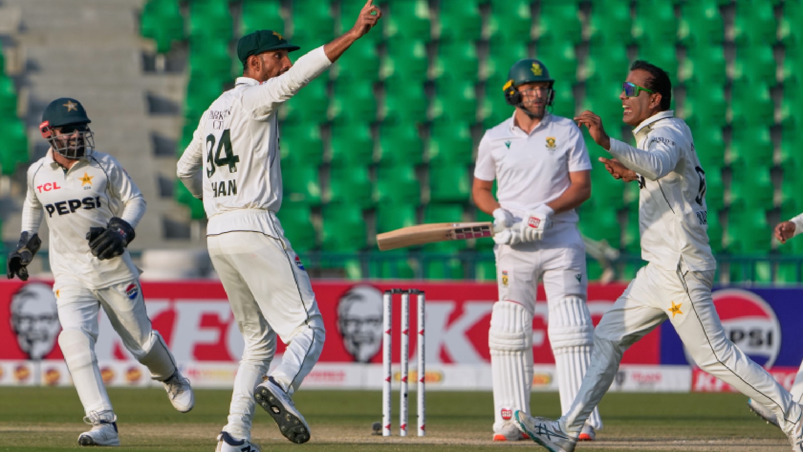 South Africa 51-2 in pursuit of record chase in Lahore against Pakistan spinners | Cricket News