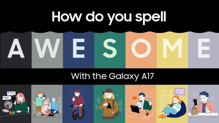 How do you spell Awesome? With the Galaxy A17 – Samsung Newsroom Australia