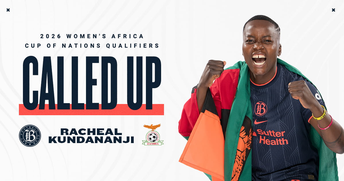 Bay FC Forward Racheal Kundananji Selected to Zambia Women’s National Team for October International Window | Bay FC