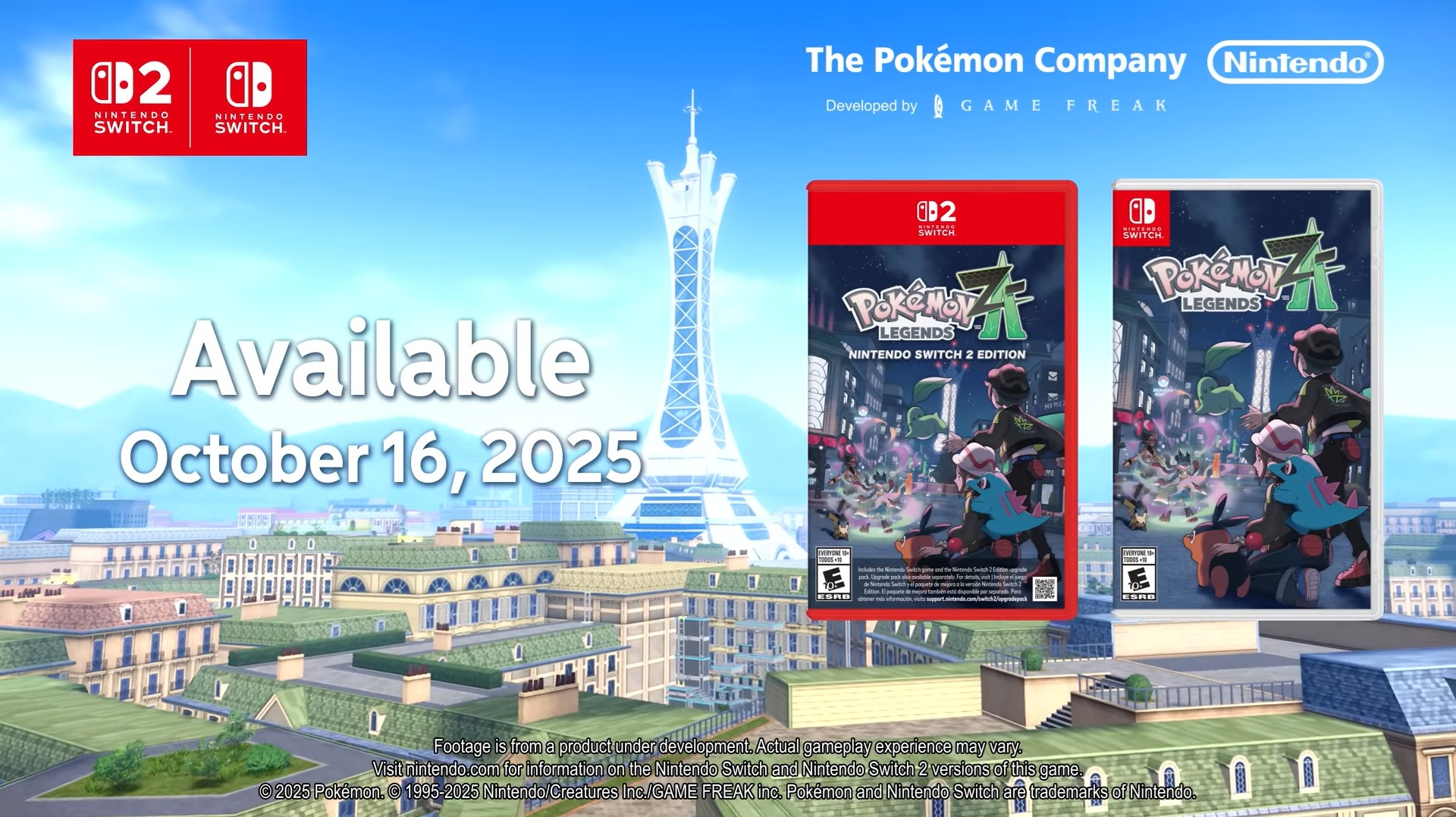 Pokemon Legends: Z-A ROM leaked online