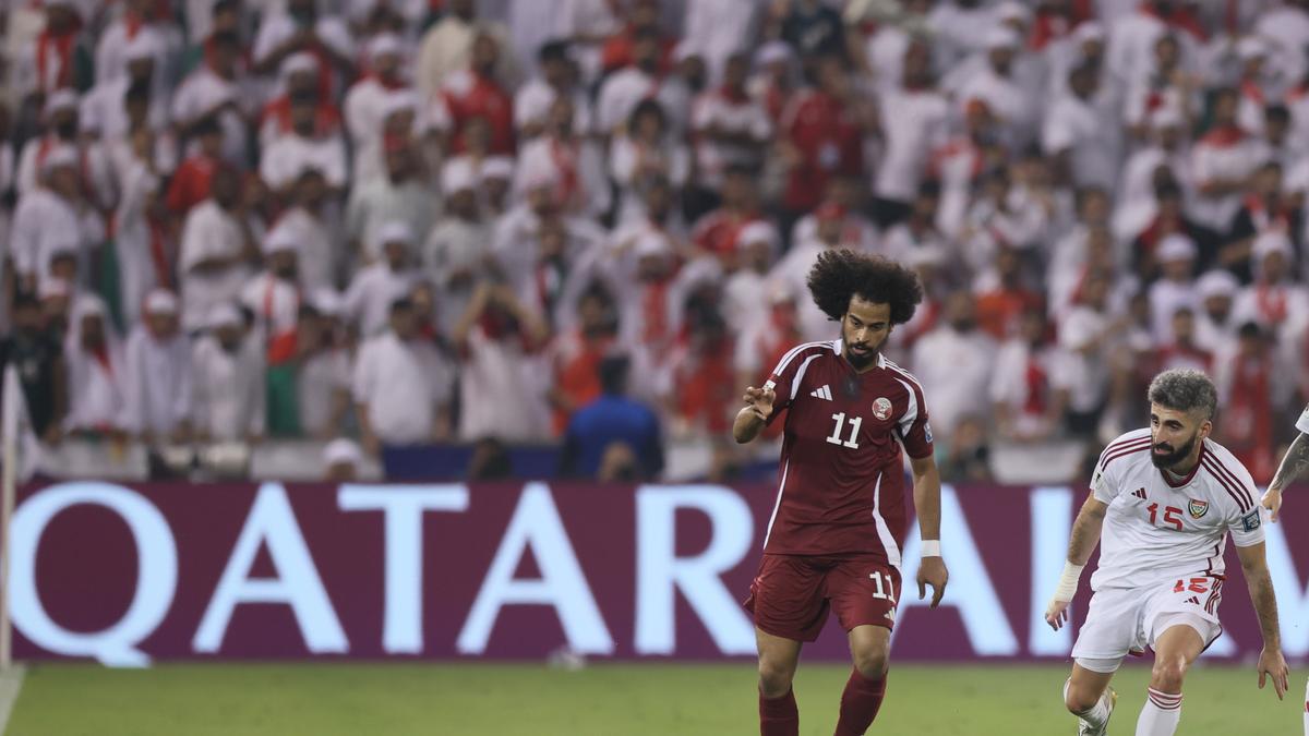 Qatar’s Afif acknowledges asking local fans to waste time in World Cup qualifier against UAE