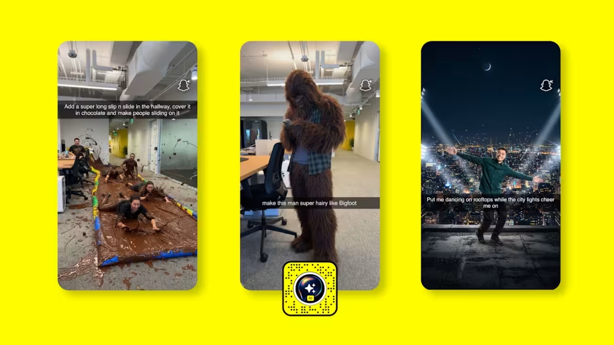 Snapchat Makes Its ‘Imagine Lens’ AI Tool Free for Everyone