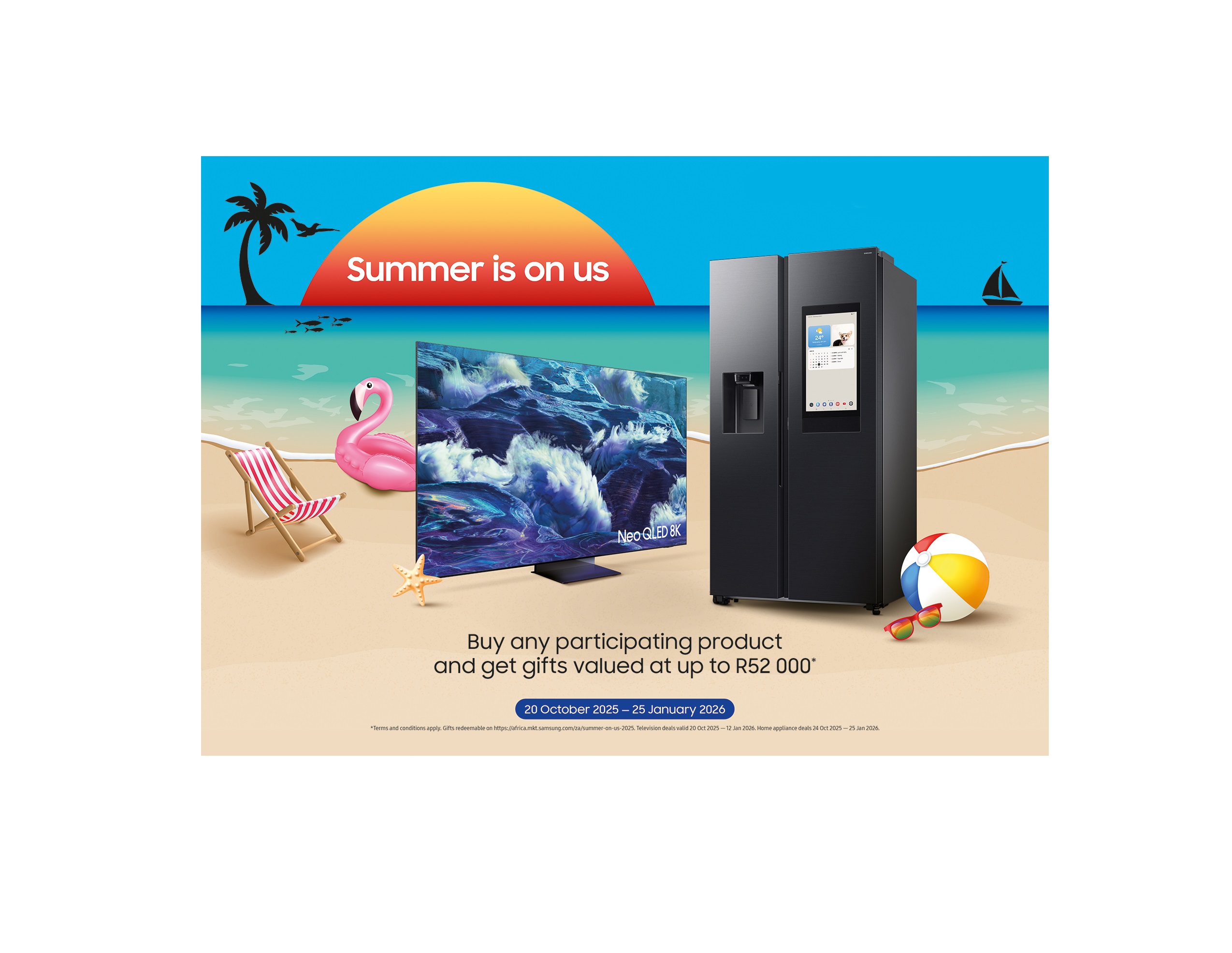 Samsung Launches “Summer Is On Us” Campaign — Get More with Every Big-Screen Purchase – Samsung Newsroom South Africa