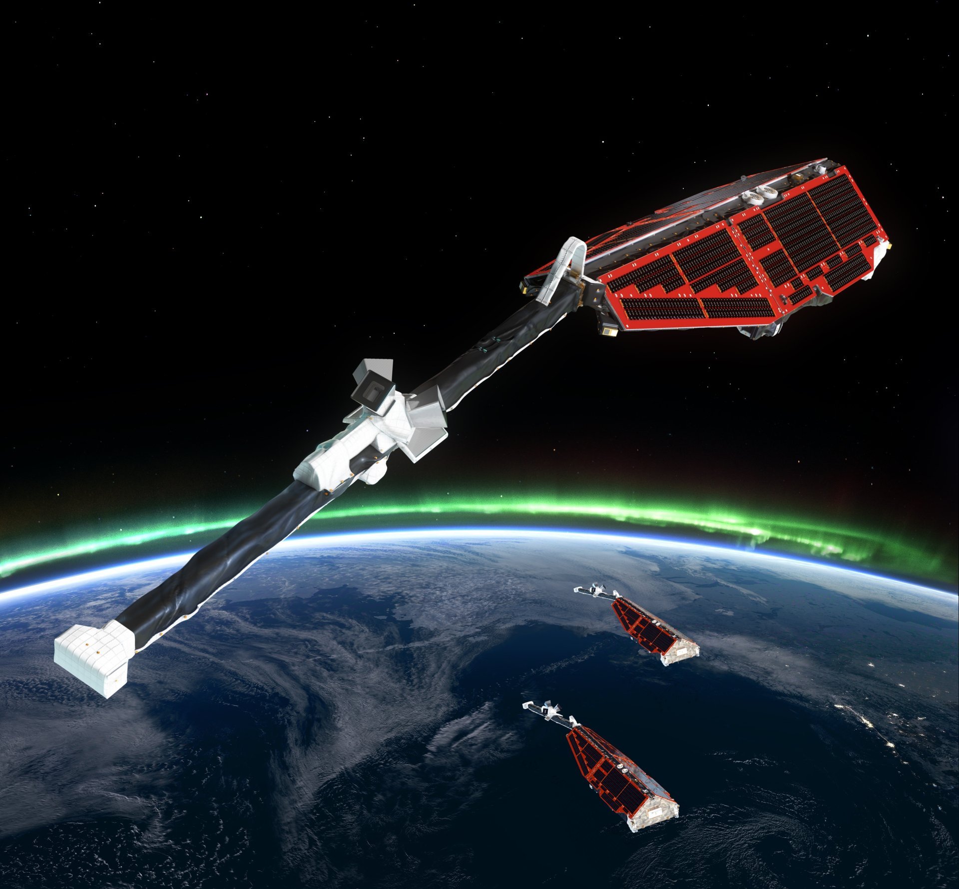 ESA’s Swarm Constellation Sees Growth in the Magnetic Field’s ‘Weak Spot’