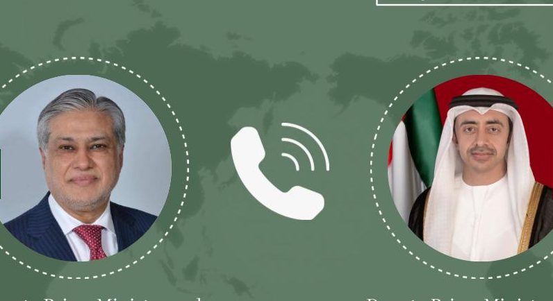 Pakistan, UAE DPMs discuss bilateral matters, global developments