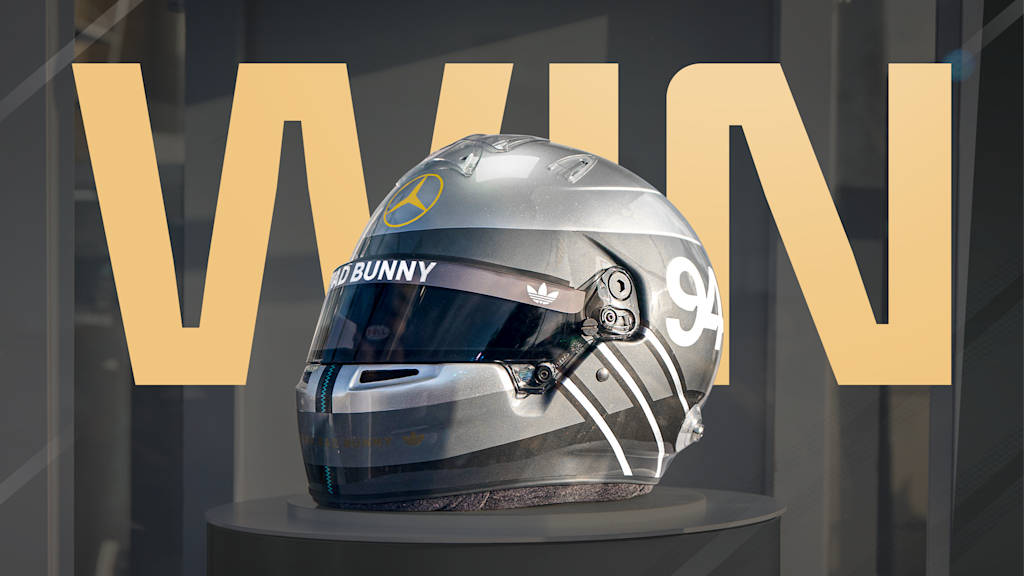 WIN: adidas Para Bad Bunny x Mercedes-AMG PETRONAS F1 Mini Helmet Competition – Mercedes-AMG PETRONAS F1 Team