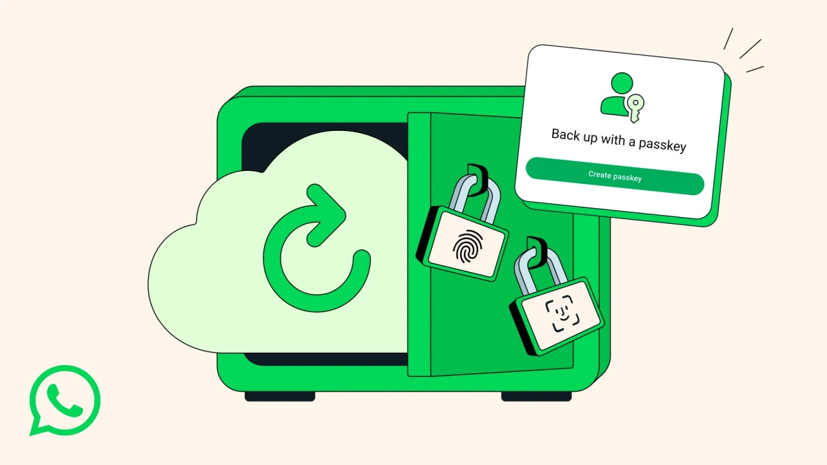 WhatsApp Now Lets You Protect Chat Backups with Passkeys