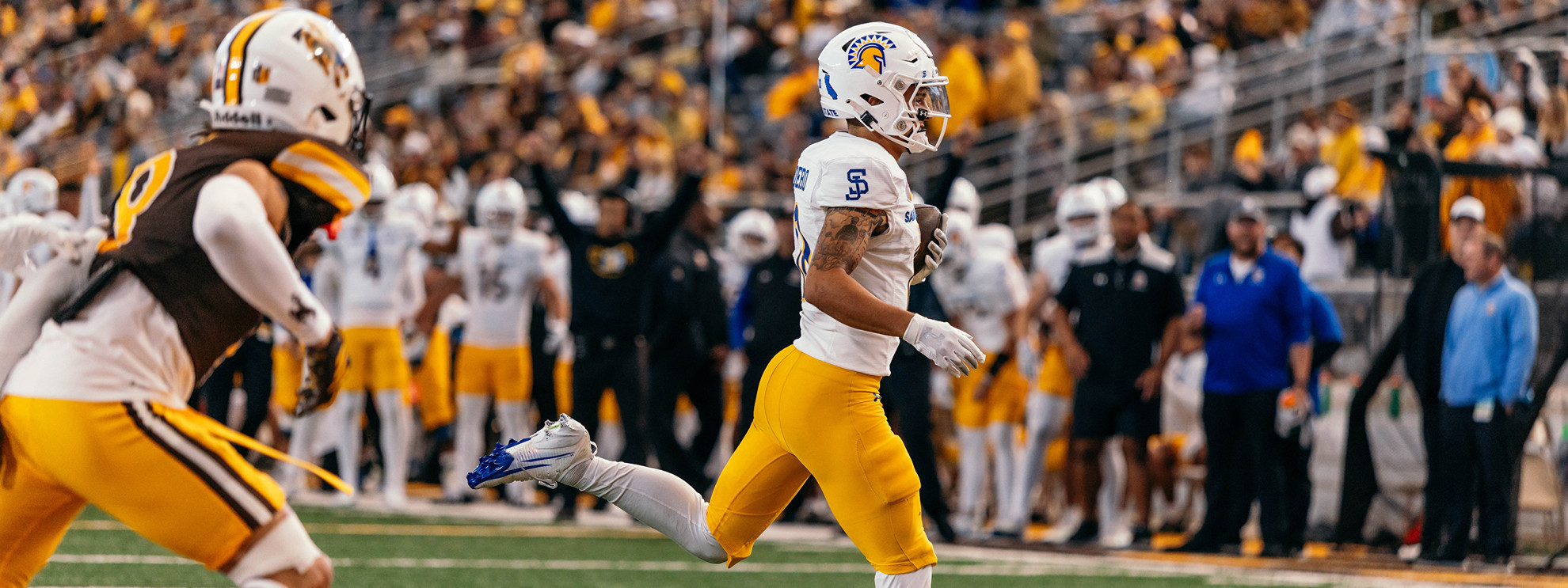 Scudero Breaks SJSU Single Game Touchdown Reception Record in Spartans’ Loss to Wyoming – SJSU Athletics – Official Athletics Website
