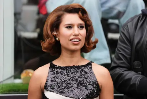 PA Raye ahead of her half time performance during the NFL International match at the Tottenham Hotspur Stadium earlier this month