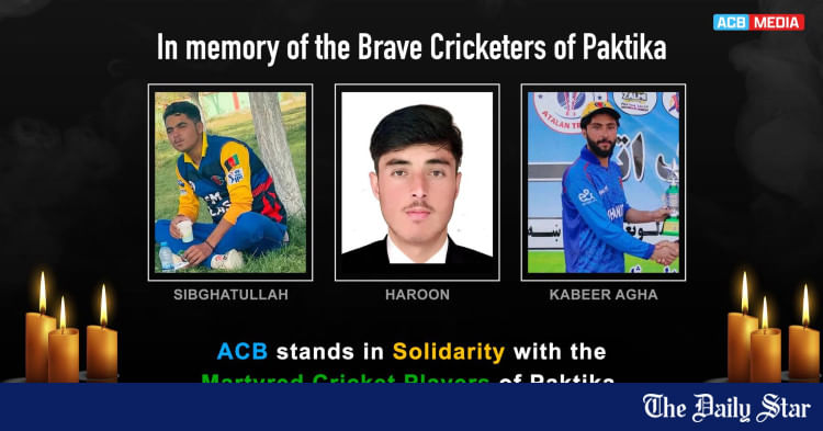 Three Afghan cricketers killed in attack: ACB