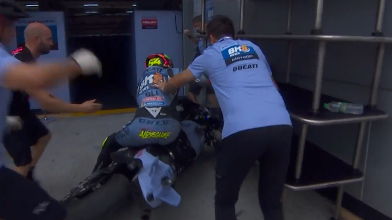 Fermin Aldeguer suffers embarrassing Malaysian MotoGP qualifying crash