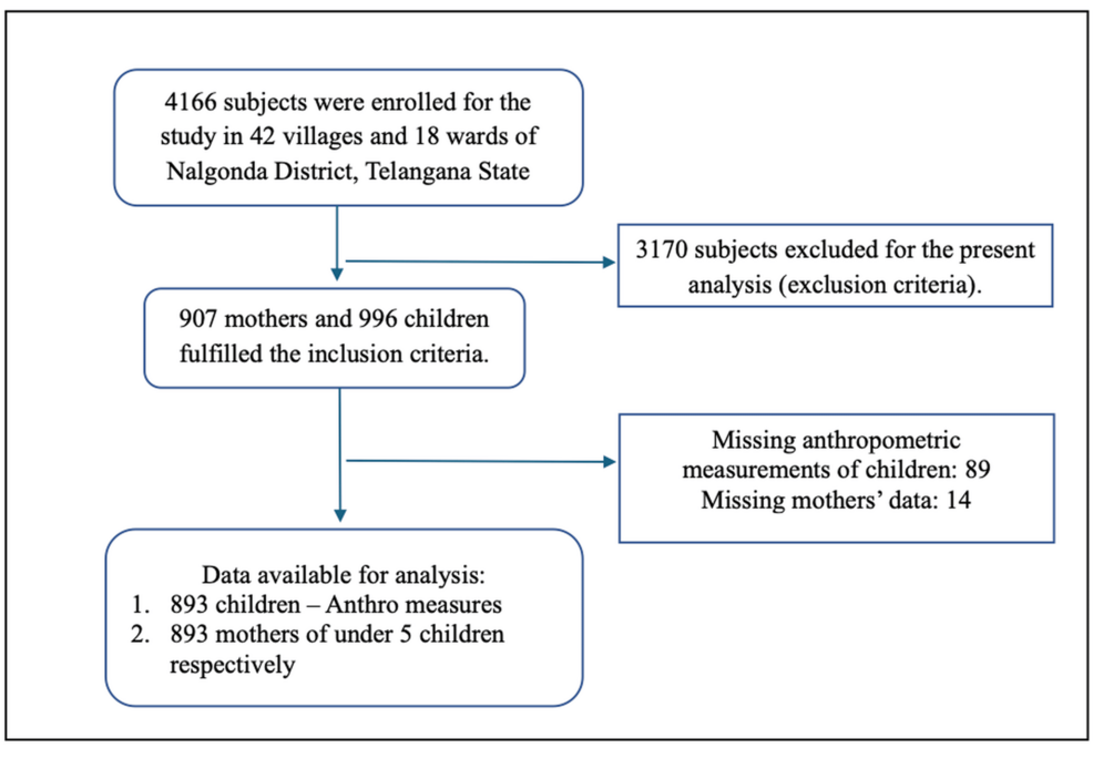 Role of Maternal Body Composition and Associated Factors in the Nutritional Status of Under-Five Children of South India: Findings From the Comprehensive National Nutritional and Health Survey