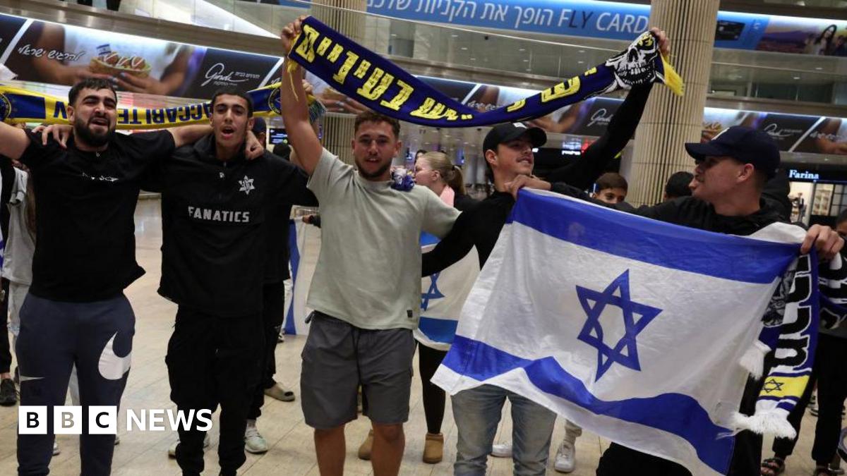Discussions happening ‘at pace’ to resolve ban of Maccabi Tel Aviv fans, No 10 says – live updates