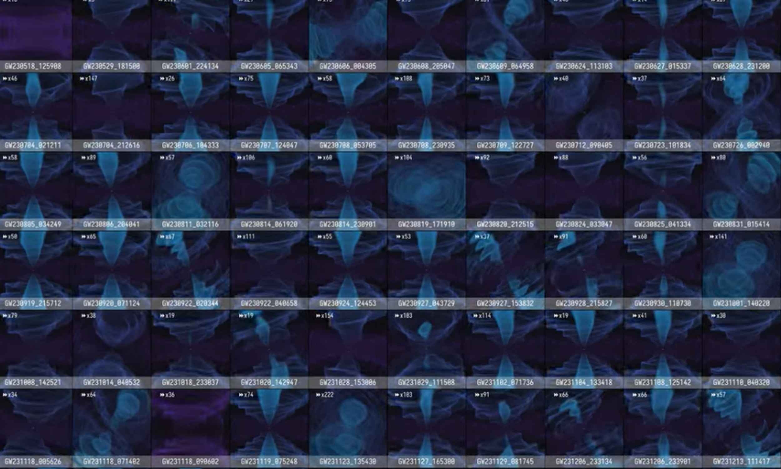 Largest catalog of black hole mergers to date is released