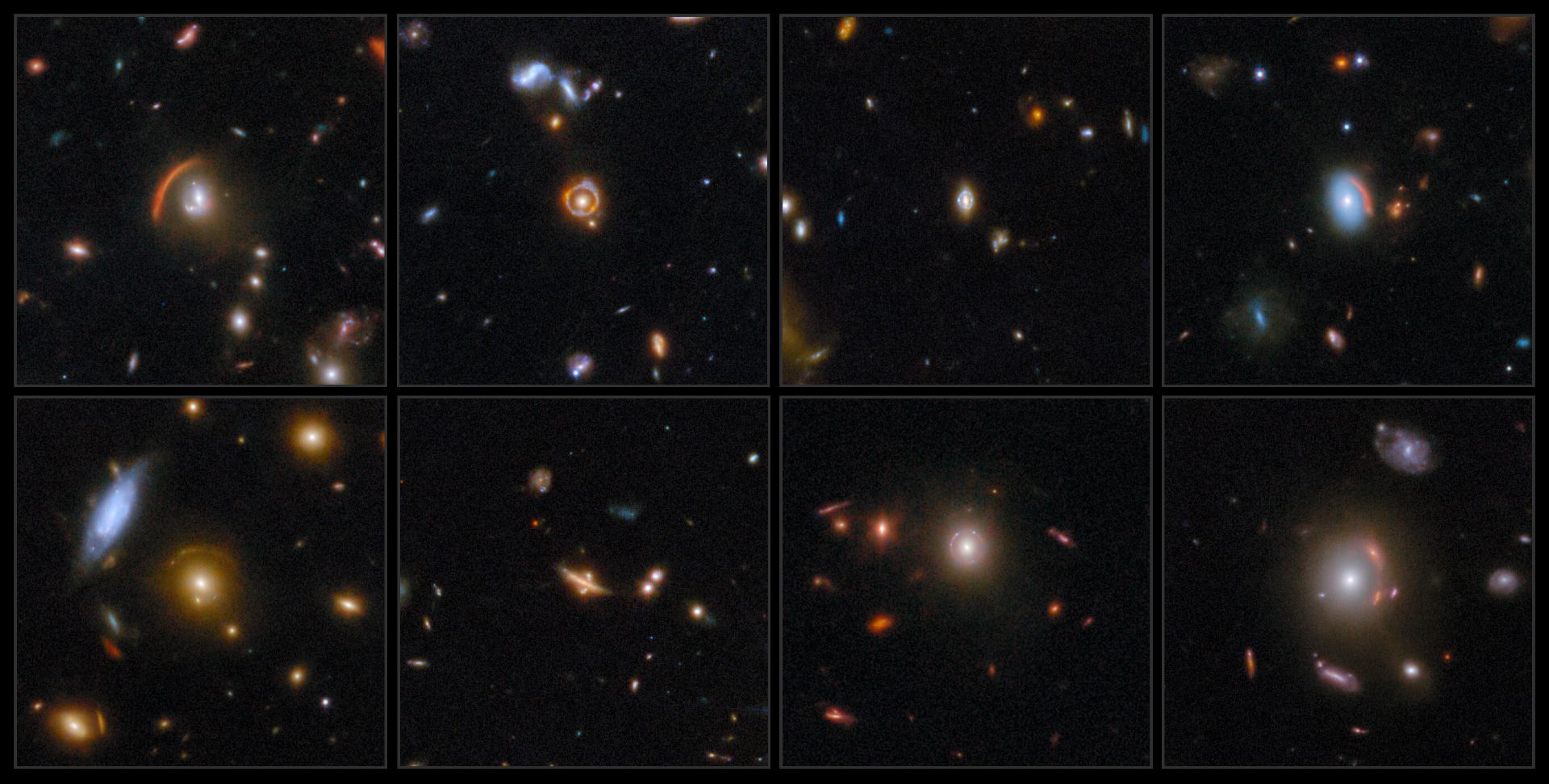 JWST compares gravitational lensing photo of the day for Oct. 10, 2025