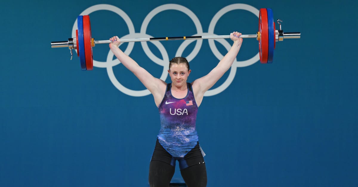 Olivia Reeves shocks herself to win 77kg gold